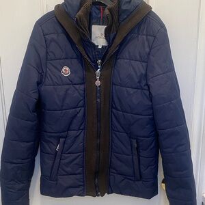 Vintage Moncler Navy Blue jacket for Men medium